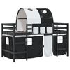 vidaXL Lit mezzanine enfants avec tunnel sans matelas 90x200 cm