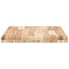 vidaXL Dessus de bureau non trait&eacute; 80x50x4 cm bois d'acacia massif
