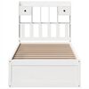 vidaXL Cadre de lit sans matelas blanc 90x200 cm bois de pin massif