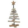 vidaXL Sapin de No&euml;l Marron 60 cm Bois de teck massif