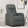 vidaXL Fauteuil inclinable Gris fonc&eacute; Tissu