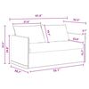 vidaXL Ensemble de Canap&eacute;s 2 pcs Gris fonc&eacute; 156 x 82 x 85 cm Tissu
