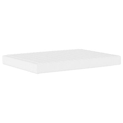 vidaXL Lit avec matelas bleu 140x190 cm velours