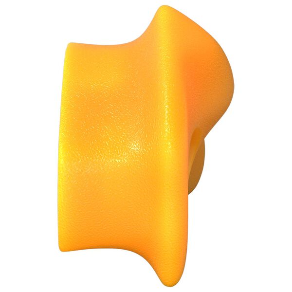 vidaXL Pr&eacute;hension d'escalade 12 pcs Jaune 100 x 67 x 43 mm PP