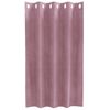 vidaXL Rideaux occultants 2 pcs Rose fonc&eacute; 140 x 140 cm Velours