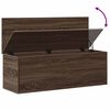 vidaXL Bo&icirc;te de rangement ch&ecirc;ne marron 102x35x35 cm bois d'ing&eacute;nierie