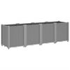 vidaXL Jardini&egrave;re gris clair 160x40x53 cm polypropyl&egrave;ne