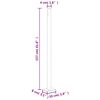 vidaXL Auvent lat&eacute;ral r&eacute;tractable de patio 600x160 cm gris