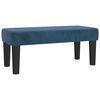 vidaXL Sommier &agrave; lattes de lit avec matelas Bleu fonc&eacute; 100x200 cm