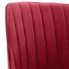 vidaXL Chaises &agrave; manger pivotantes lot de 6 rouge bordeaux velours