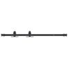 vidaXL Kit de porte d'armoire coulissante 91 cm acier au carbone