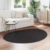 vidaXL Tapis de surface HUARTE Noir 120 x 170 cm Polyester