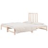 vidaXL Lit coulissant sans matelas 2x(90x190) cm