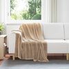 vidaXL Couvertures &agrave; jeter 6 pcs Camel 130 x 150 cm Toison