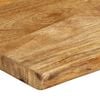 vidaXL Dessus de table 50x40x2,5 cm bord vivant bois massif manguier