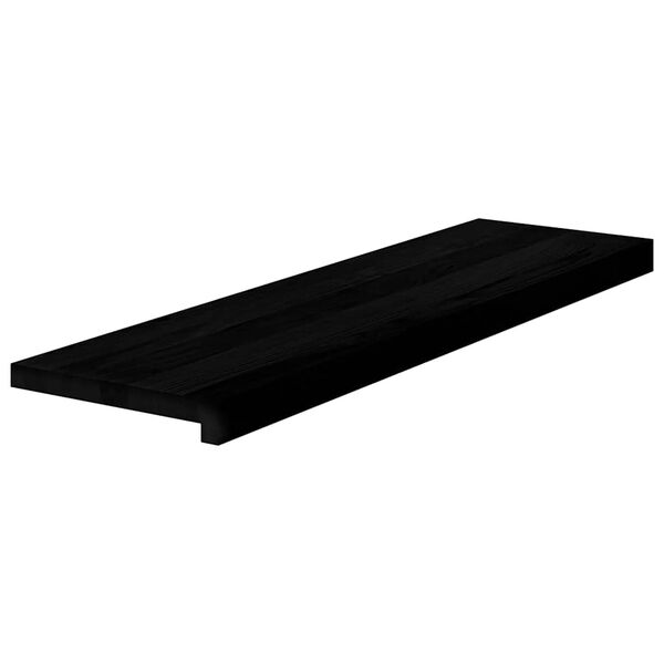 vidaXL Marches d'escalier 4 pcs marron fonc&eacute; 90x25x2 cm ch&ecirc;ne massif