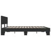 vidaXL Cadre de lit sans matelas noir 180x200 cm