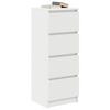 vidaXL Buffet blanc 37,5x35x99 cm bois d'ing&eacute;nierie