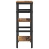 vidaXL &Eacute;tag&egrave;re Bois Ancien 40 x 29,5 x 81 cm Bois d'ing&eacute;nierie