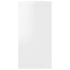 vidaXL &Eacute;tag&egrave;res cube murales 4 pcs blanc brillant bois d'ing&eacute;nierie