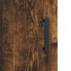 vidaXL Buffet haut Ch&ecirc;ne fum&eacute; 69,5x34x180 cm Bois d'ing&eacute;nierie