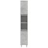 vidaXL Ensemble de meubles de salle de bain 3 pcs gris b&eacute;ton