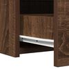 vidaXL Table de Toilette Marron 100 x 40 x 70 cm Bois d'ing&eacute;nierie