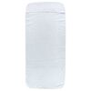 vidaXL Serviettes de plage 4 pcs blanc 60x135 cm tissu 400 GSM