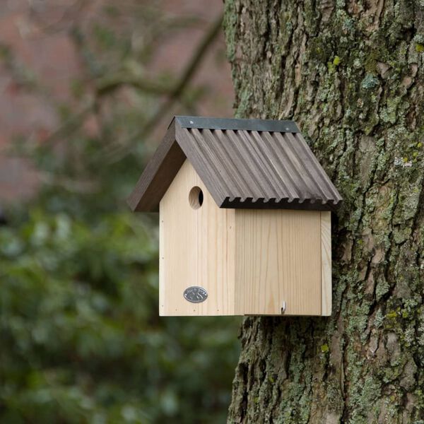 Esschert Design Cabane d'oiseaux de m&eacute;sange bleue