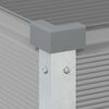 vidaXL Jardini&egrave;re Gris clair 100 x 45 x 90 cm Acier galvanis&eacute;