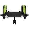 vidaXL Remorque de v&eacute;lo vert tissu oxford et fer