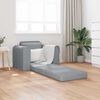 vidaXL Canap&eacute;-Lit Gris clair 98 x 71 x 83 cm tissu