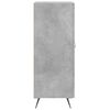 vidaXL Buffet Gris b&eacute;ton 34,5x34x90 cm Bois d'ing&eacute;nierie