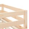 vidaXL Lit mezzanine d'enfants sans matelas avec &eacute;chelle 90x190 cm