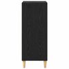 vidaXL Buffet Ch&ecirc;ne noir 57 x 35 x 89.5 cm Bois d'ing&eacute;nierie