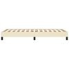 vidaXL Cadre de lit sans matelas cr&egrave;me 80x200 cm similicuir