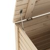 vidaXL Bo&icirc;te de rangement avec couvercle RANA bois massif de pin