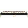 vidaXL Cadre de lit sans matelas noir 120x200 cm tissu