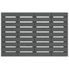vidaXL T&ecirc;te de lit murale Gris 106x3x63 cm Bois massif de pin