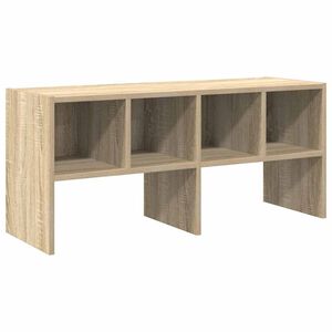 vidaXL &Eacute;tag&egrave;re &agrave; chaussures empilable ch&ecirc;ne sonoma 89,5x30x40 cm