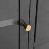 vidaXL Buffet Anthracite 105x35x70 cm Acier et verre tremp&eacute;
