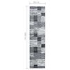 vidaXL Tapis BCF Gris 60x150 cm