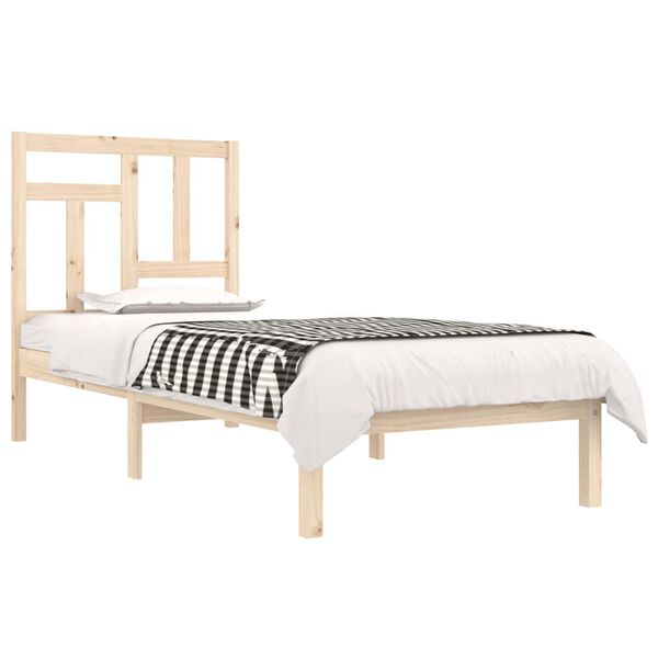 vidaXL Cadre de lit sans matelas 90x200 cm bois de pin massif