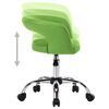 vidaXL Chaises &agrave; manger lot de 6 vert similicuir