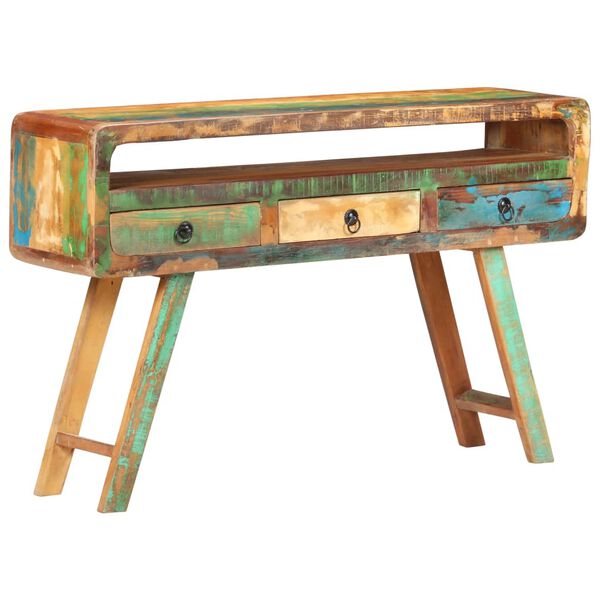 vidaXL Buffet 120x30x75 cm Bois de r&eacute;cup&eacute;ration solide