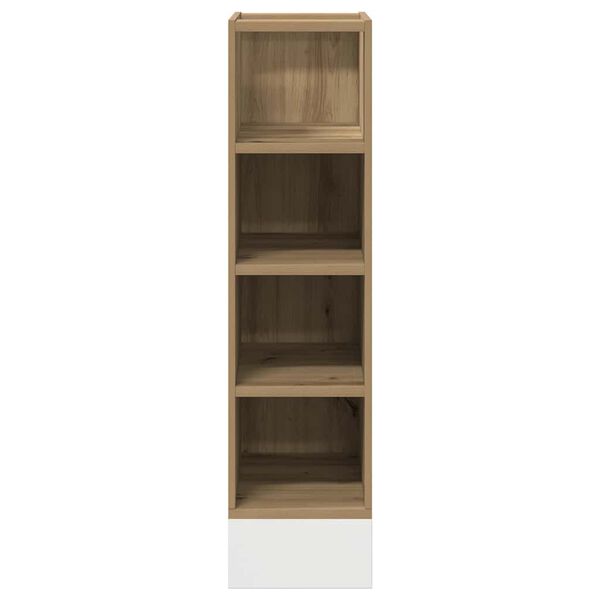vidaXL Meuble bas "Riga" Chêne artisanal 20 x 44,5 x 81,5 cm Bois d'ingénierie