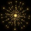 vidaXL Feux d'artifice de No&euml;l d'ext&eacute;rieur 2 pcs Blanc 20 cm 280 LED