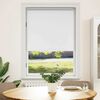 vidaXL Store enrouleur occultant 124,4 x 175 cm, largeur du tissu 120 cm, blanc