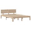 vidaXL Cadre de lit avec t&ecirc;te de lit sans matelas 120x190 cm