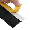 vidaXL Brosses de porte adh&eacute;sives 2 pcs Argent 100 cm
